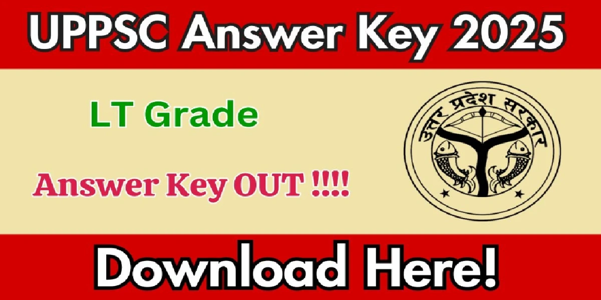 UP LT Grade Answer Key 2025
