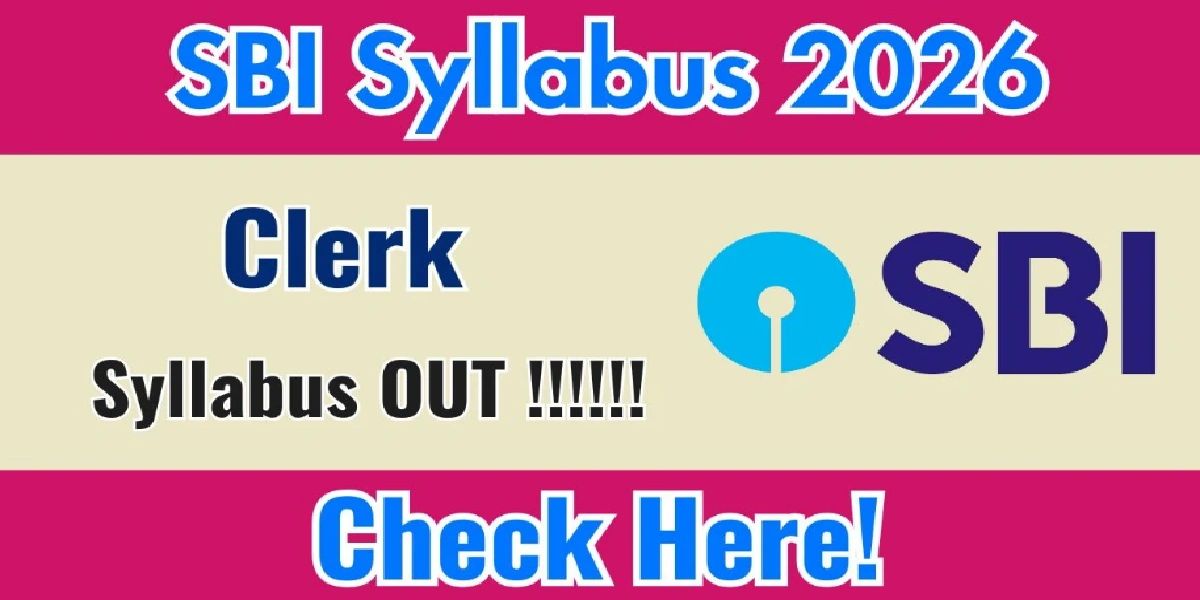 SBI Clerk Syllabus 2026