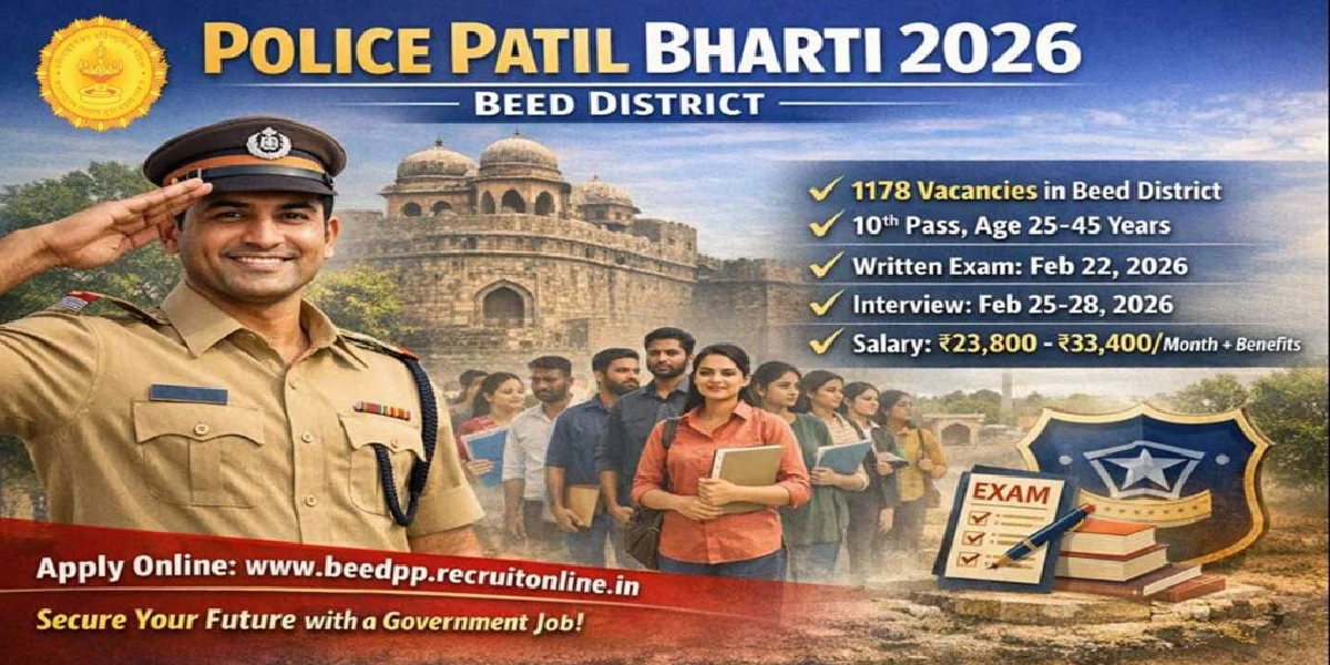 Beed District Police Patil Recruitment 2026