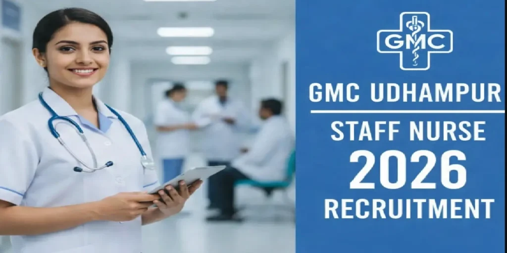 GMC Udhampur Various Vacancies Online Form 2026