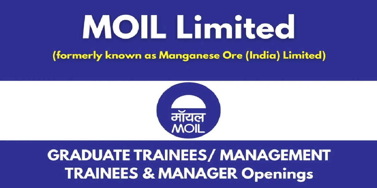 MOIL Trainees and Manager Online Form 2026