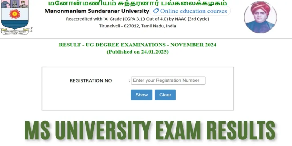 MS University Result 2026