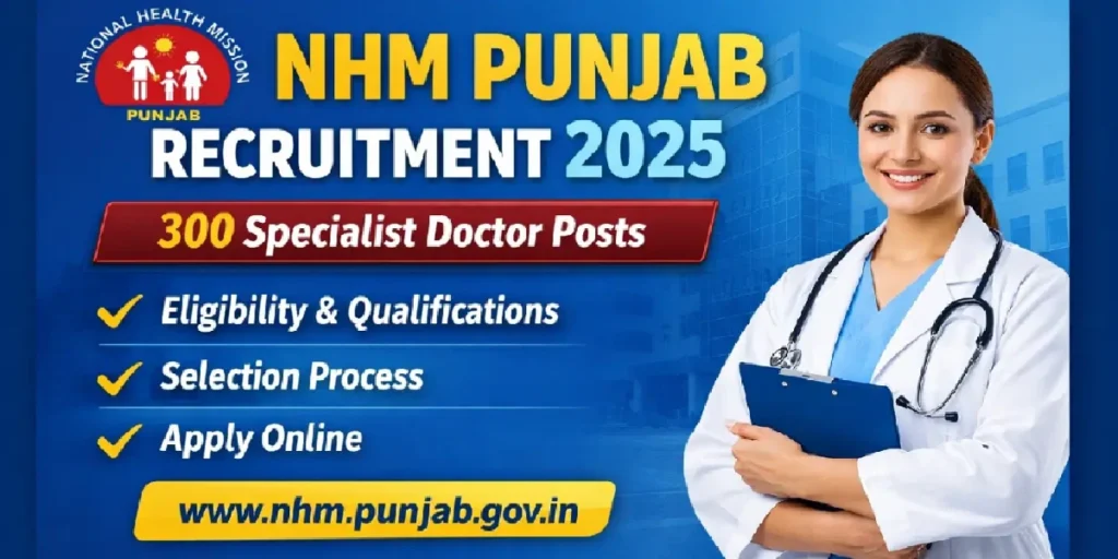 NHM Punjab Specialist Doctor Walk in 2026