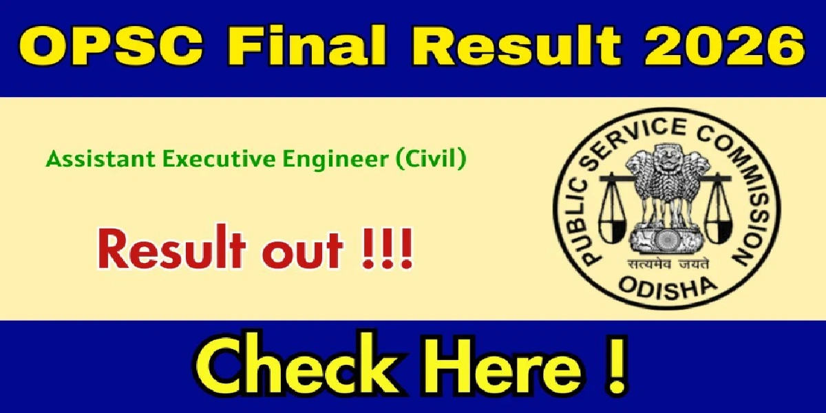 OPSC AEE Final Result 2026