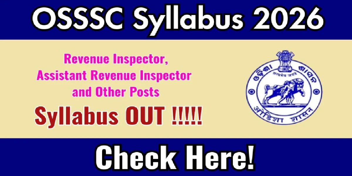 OSSSC RI ARI Syllabus 2026