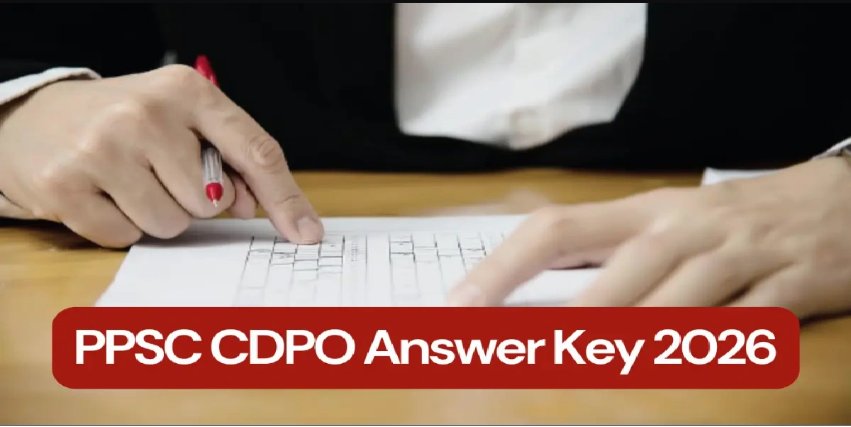 PPSC CDPO Answer Key 2026