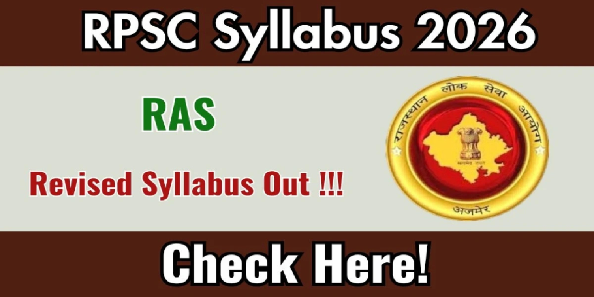 RPSC RAS Syllabus 2026