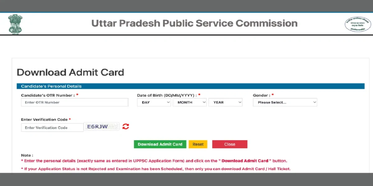 UP LT Grade Teacher Admit Card 2026