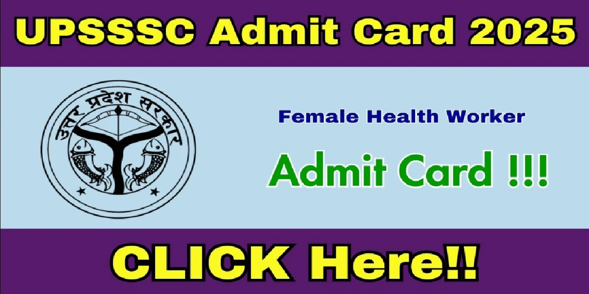 UPSSSC ANM Admit Card 2026