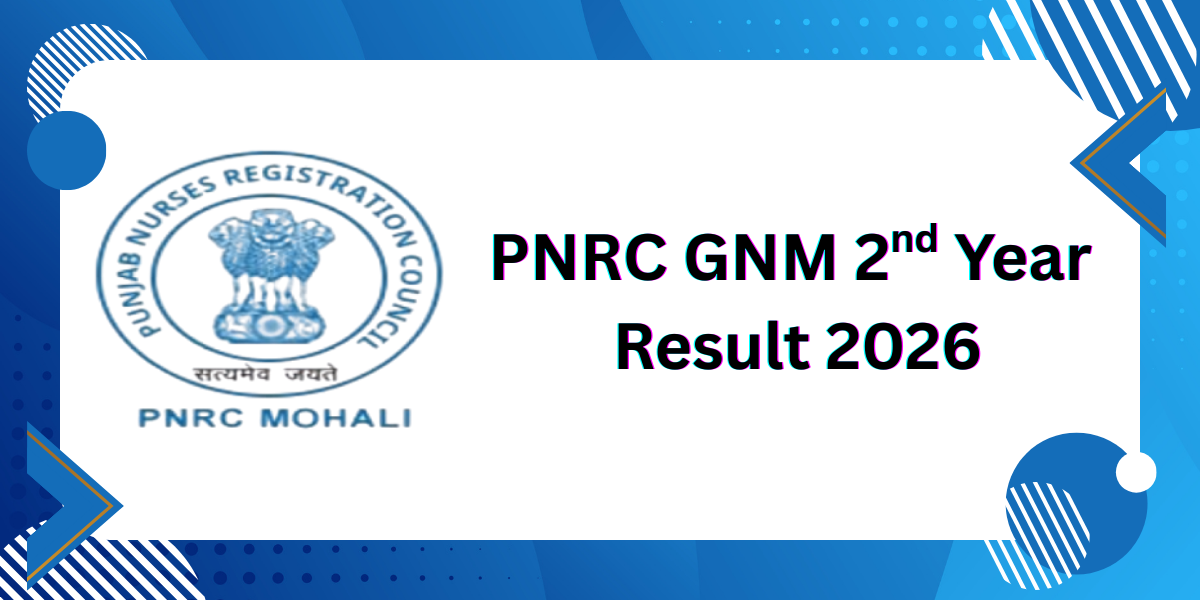 PNRC GNM 2nd Year Result 2026
