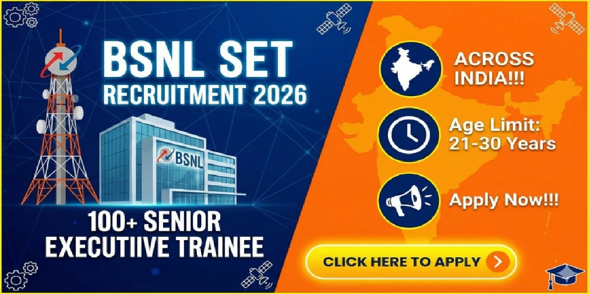 BSNL SET Online Form 2026