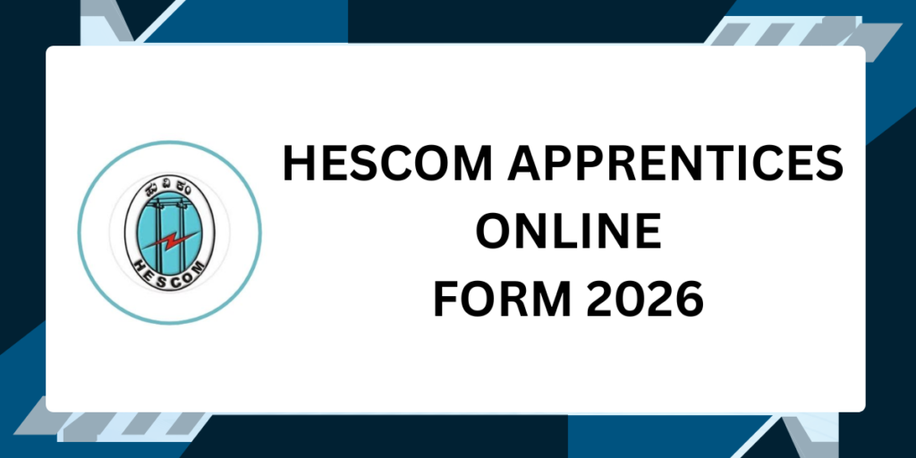 HESCOM Apprentice Online Form 2026