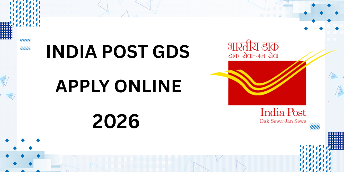 India Post GDS Apply Online 2026
