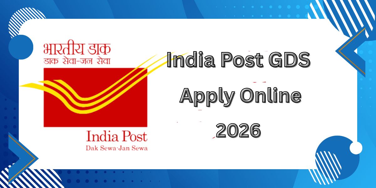 India Post GDS Apply Online 2026