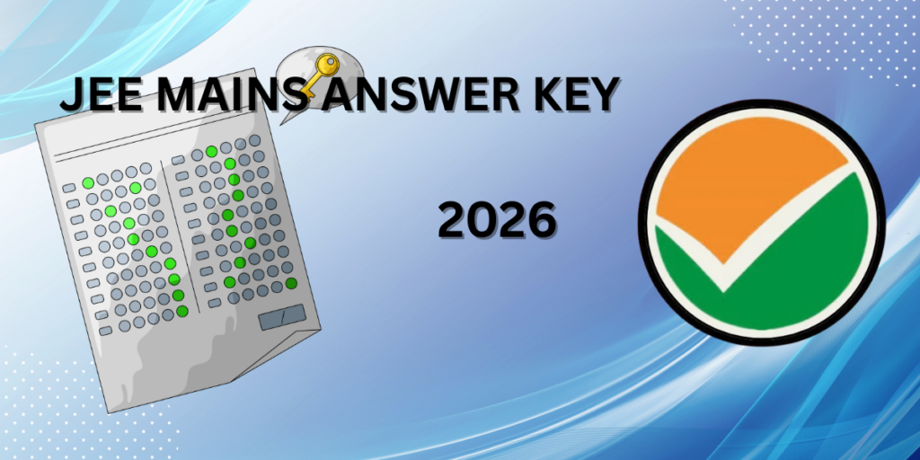 NTA JEE Mains Answer Key 2026