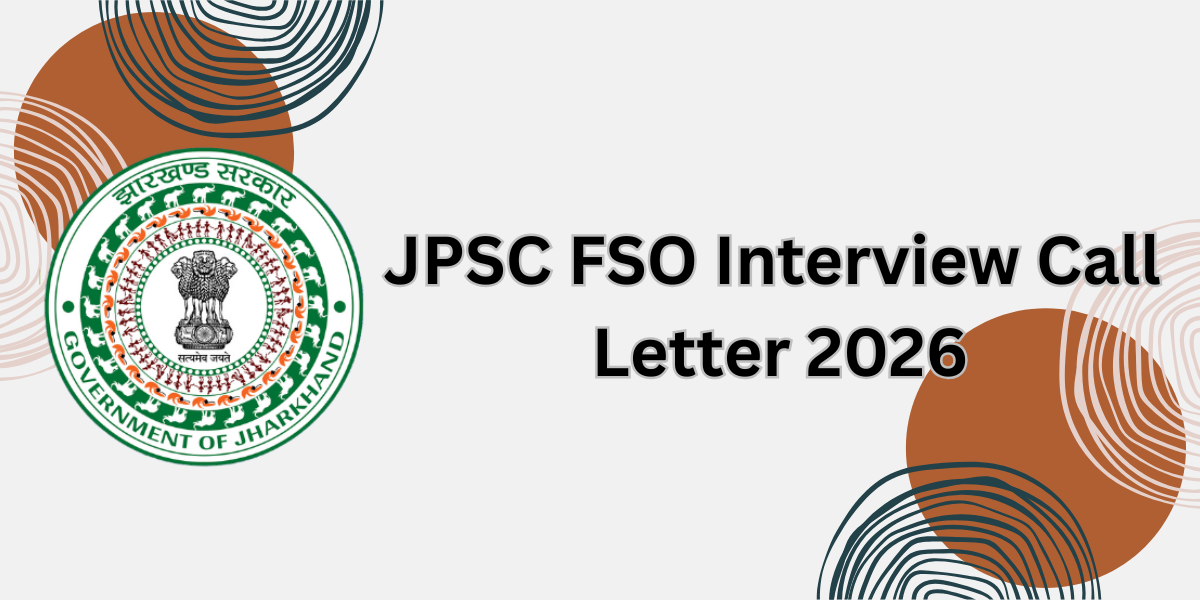JPSC ESO Interview Call Letter 2026