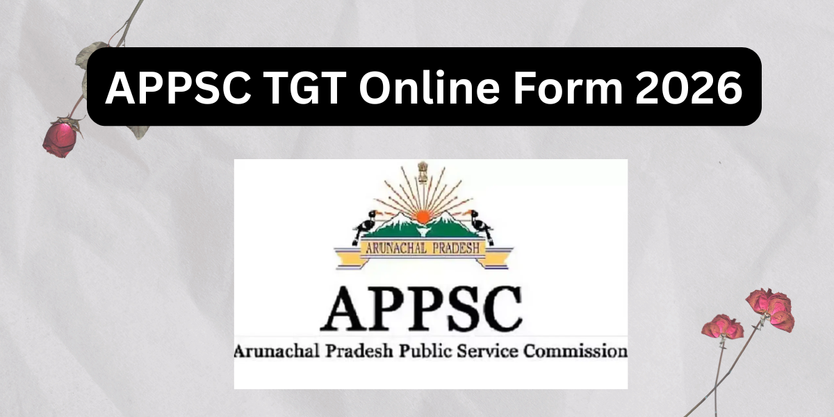 APPSC TGT Online Form 2026