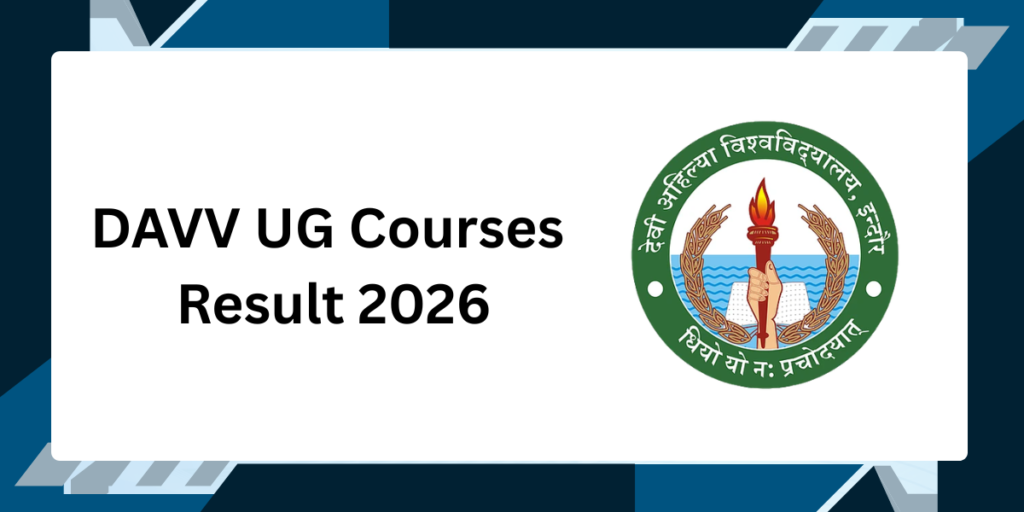 DAVV UG Courses Result 2026