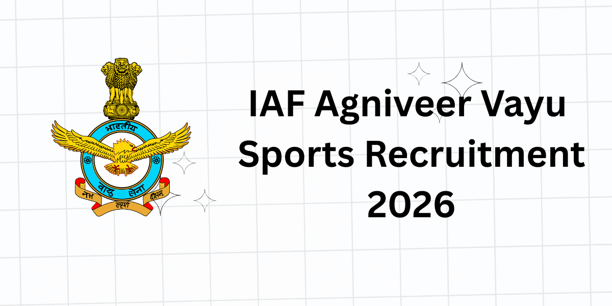 IAF Agniveer Vayu Sports Recruitment 2026