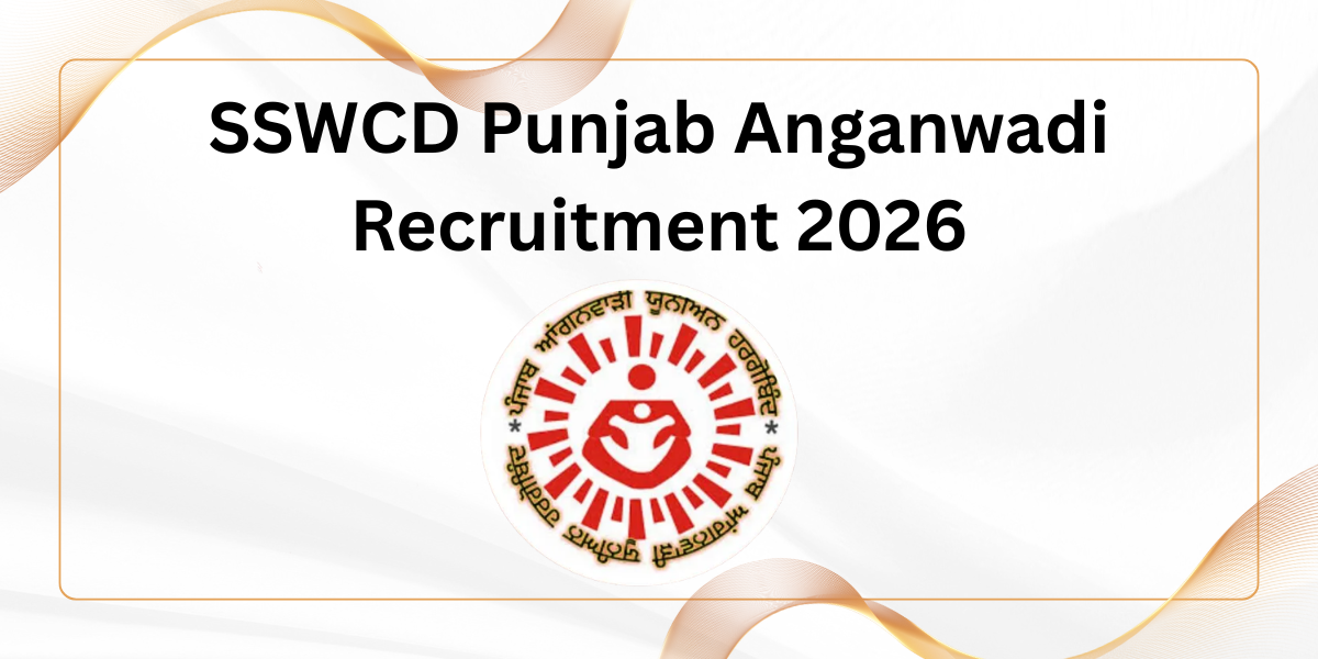 SSWCD Punjab Anganwadi Recruitment 2026