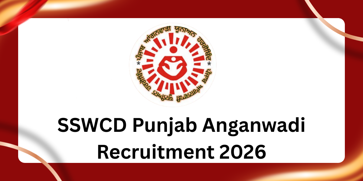 SSWCD Punjab Anganwadi Recruitment 2026