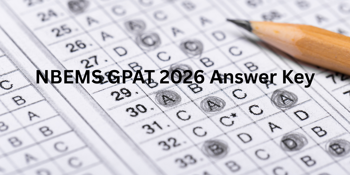 NBEMS GPAT 2026 Answer Key 