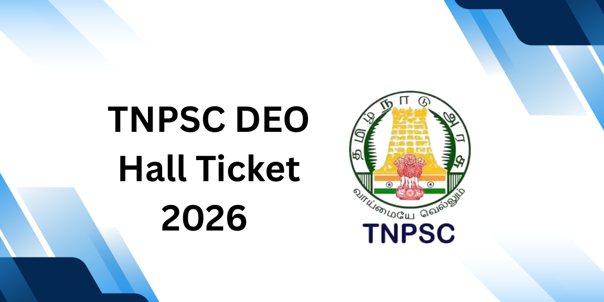 TNPSC DEO Hall Ticket 2026