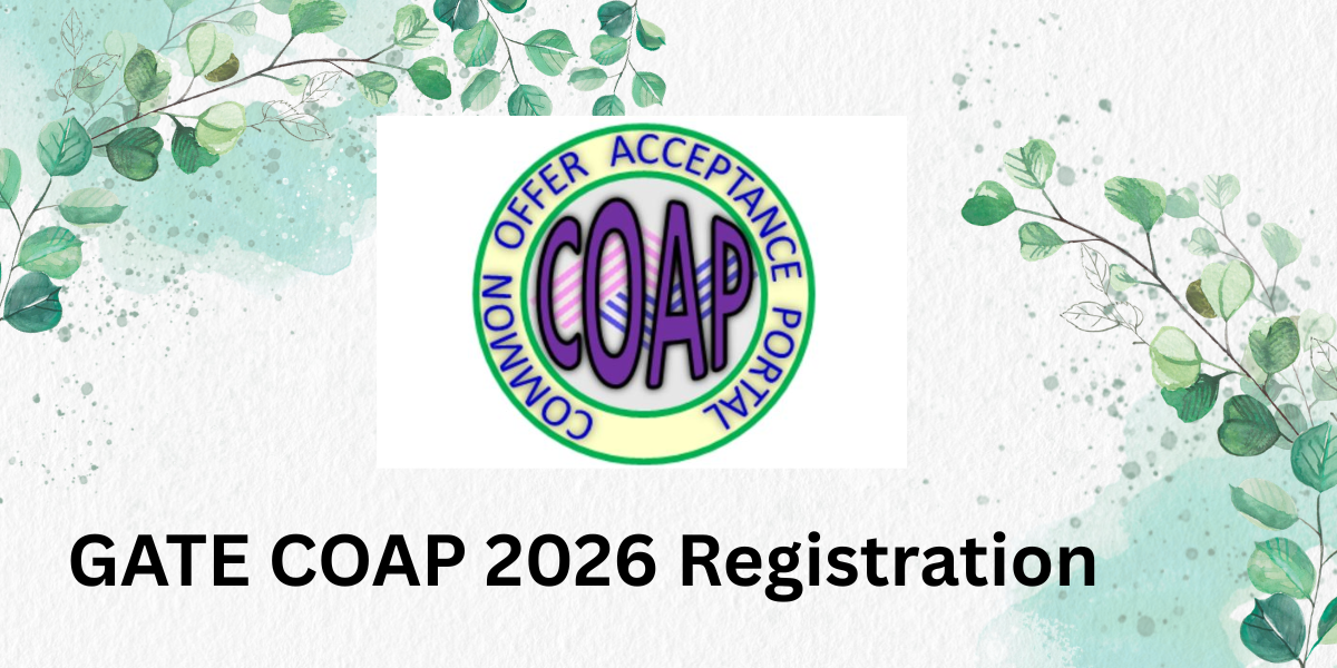 GATE COAP 2026 Registration