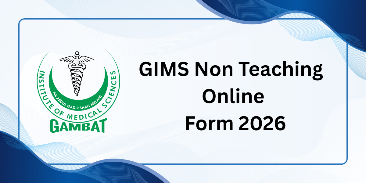 GIMS Non Teaching Online Form 2026