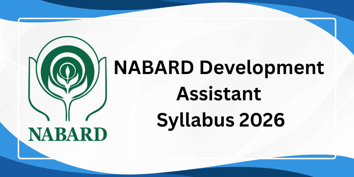 NABARD Development Assistant Syllabus 2026