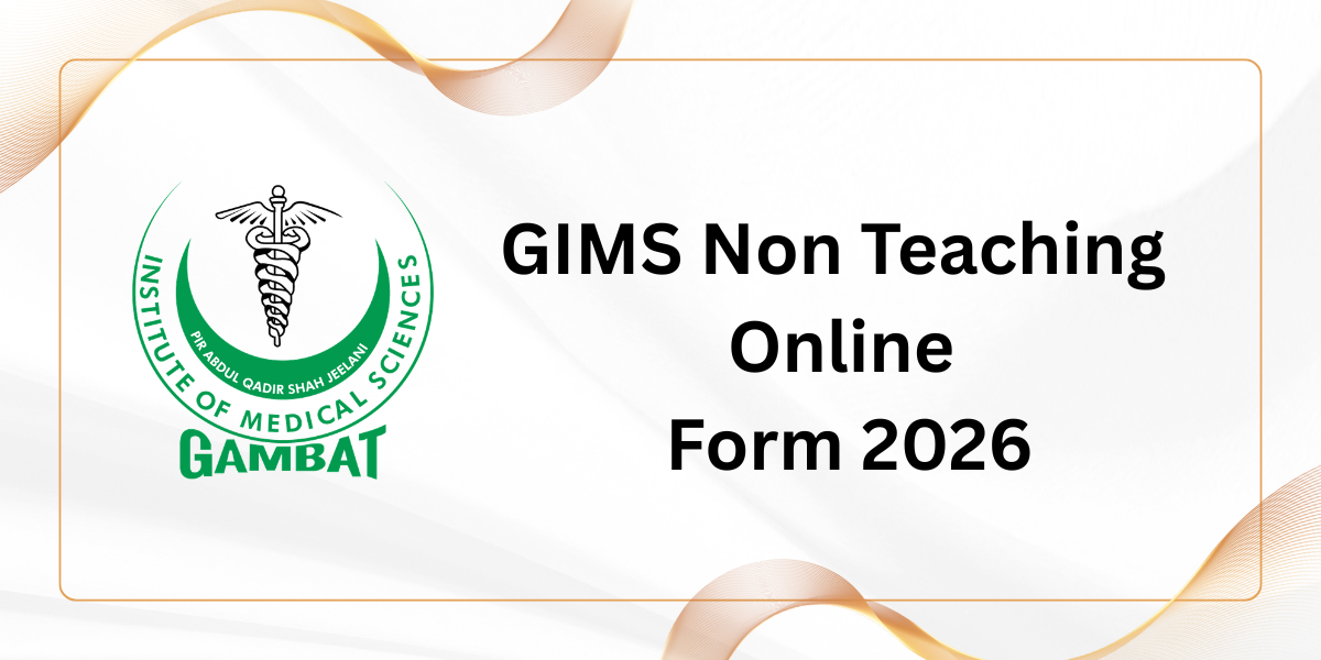GIMS Non Teaching Online Form 2026