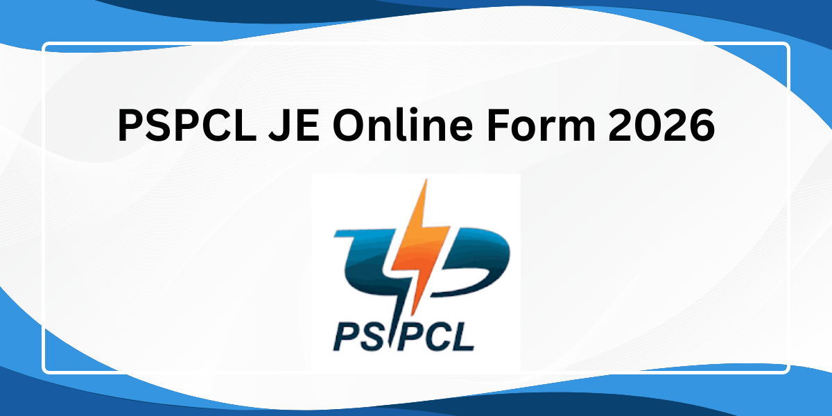 PSPCL JE Online Form 2026