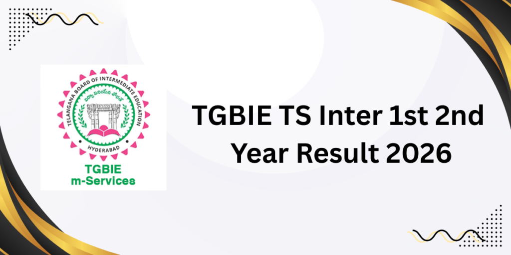 TGBIE TS Inter 1st 2nd Year Result 2026
