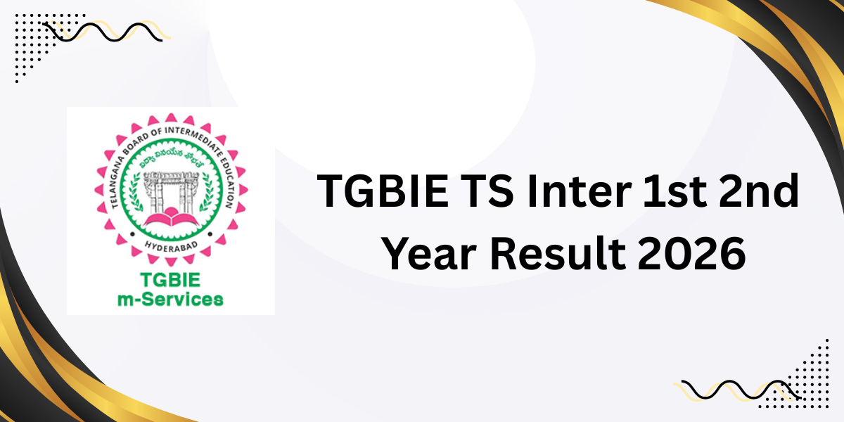 TGBIE TS Inter 1st 2nd Year Result 2026