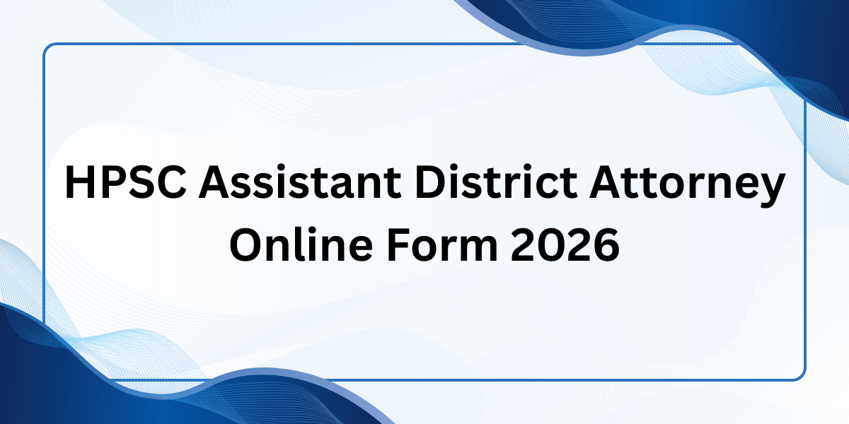 HPSC Assistant District Attorney Online Form 2026