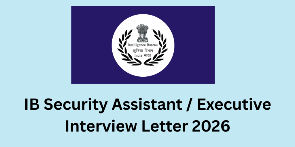 IB Security Assistant / Executive Interview Letter 2026