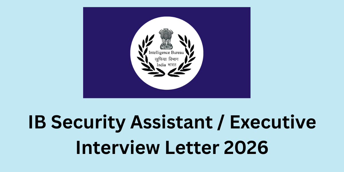 IB Security Assistant / Executive Interview Letter 2026