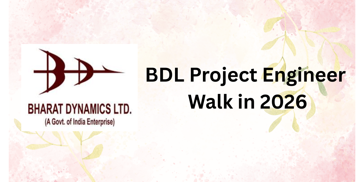 BDL Project Engineer Walk In 2026