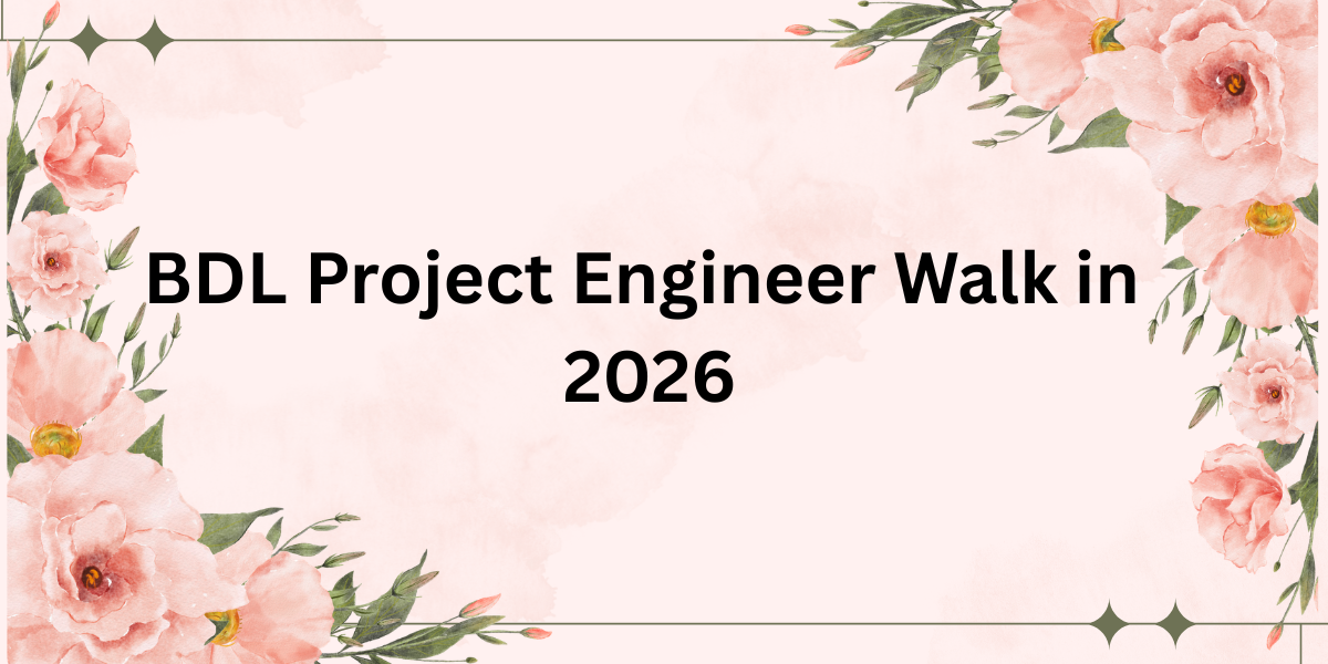 BDL Project Engineer Walk In 2026