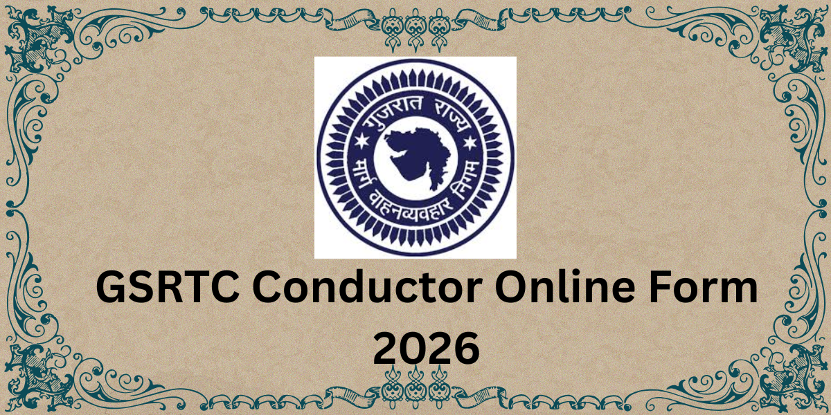 GSRTC Conductor Online Form 2026