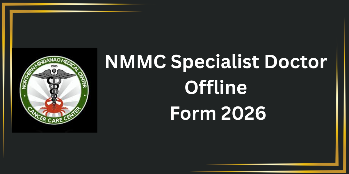 NMMC Specialist Doctor Offline Form 2026