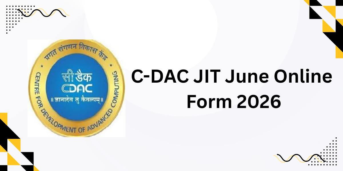 C-DAC June Online Form 2026