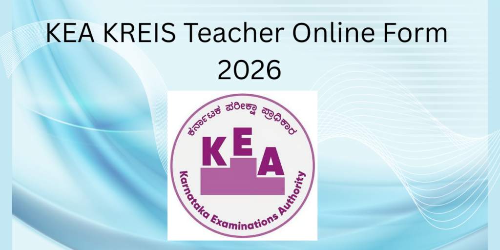 KEA KREIS Teacher Online Form 2026