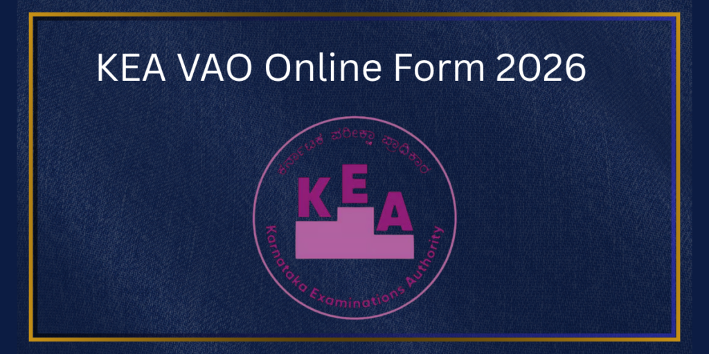 KEA VAO Online Form 2026